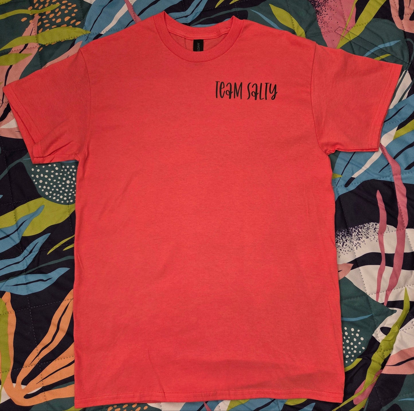 Team Salty T-Shirt - Tea Coral Silk