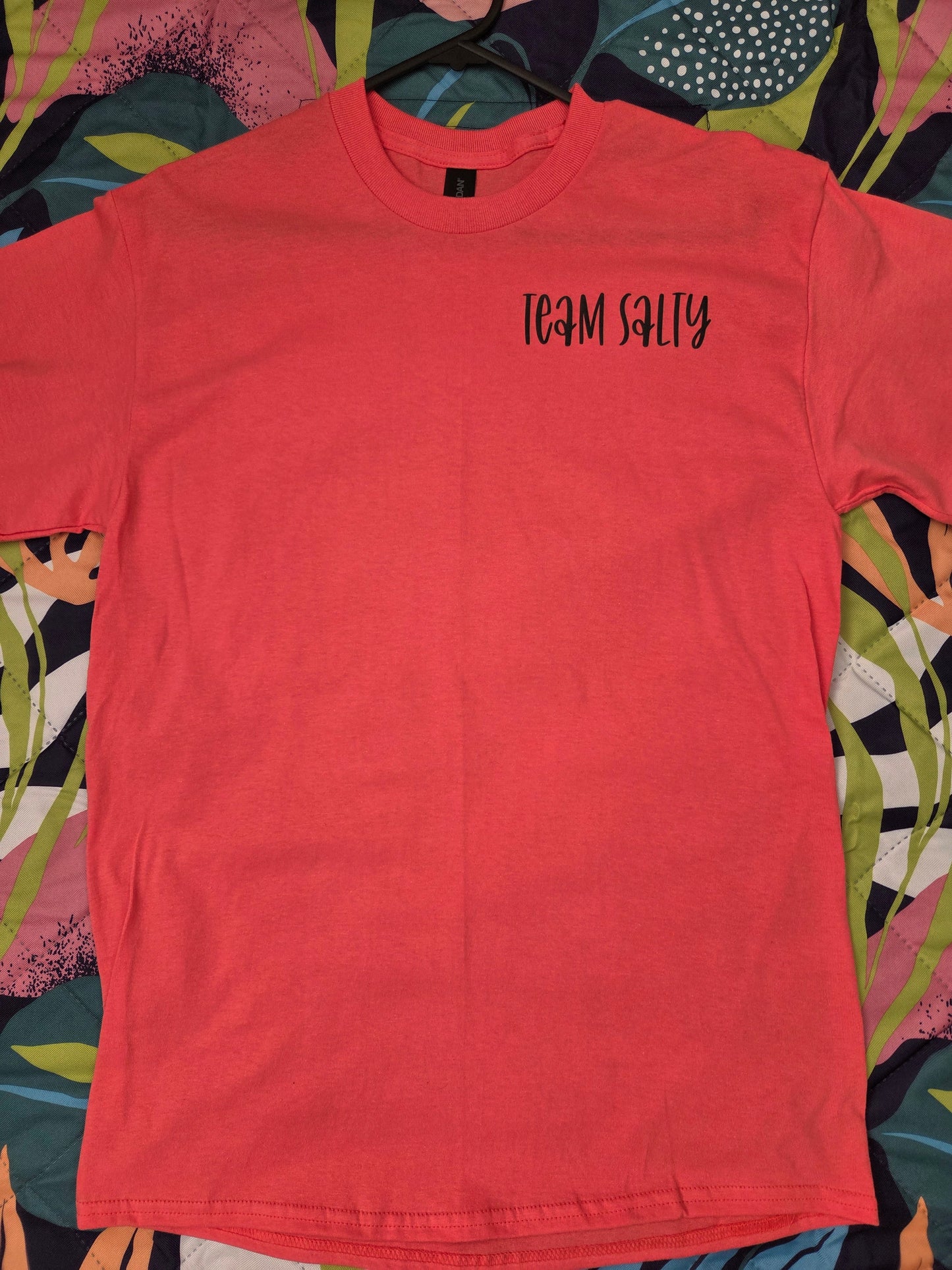 Team Salty T-Shirt - Tea Coral Silk