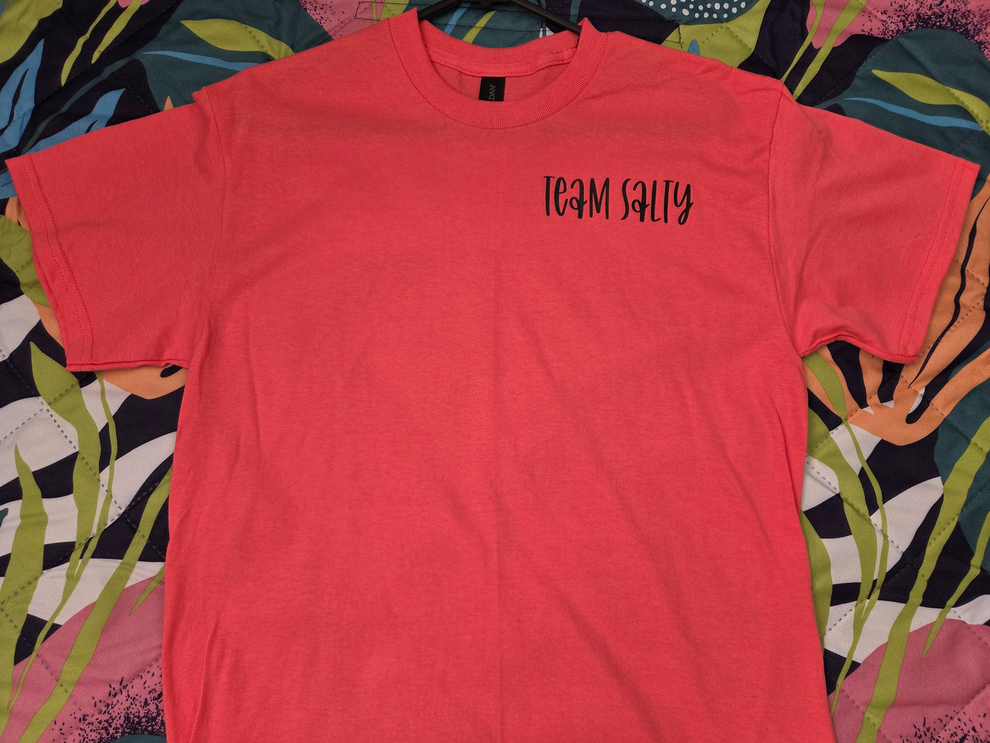 Team Salty T-Shirt - Tea Coral Silk