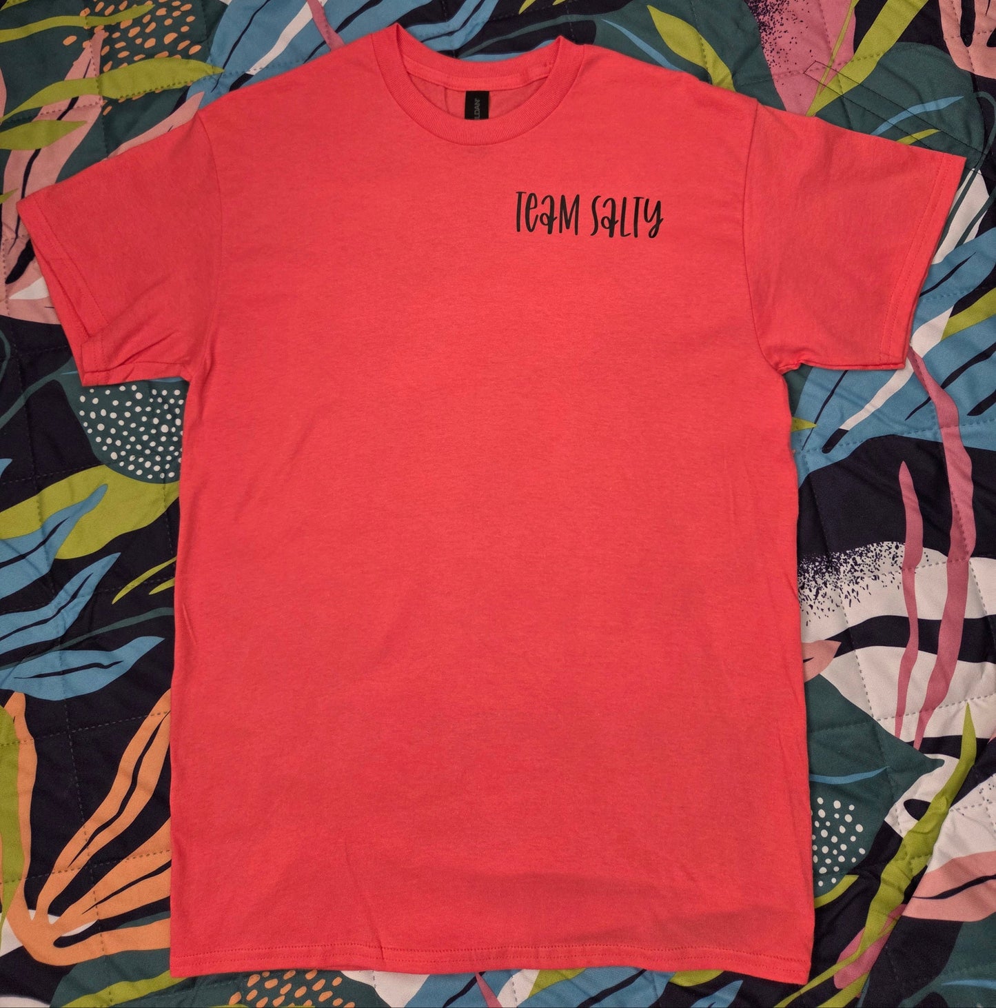 Team Salty T-Shirt - Tea Coral Silk
